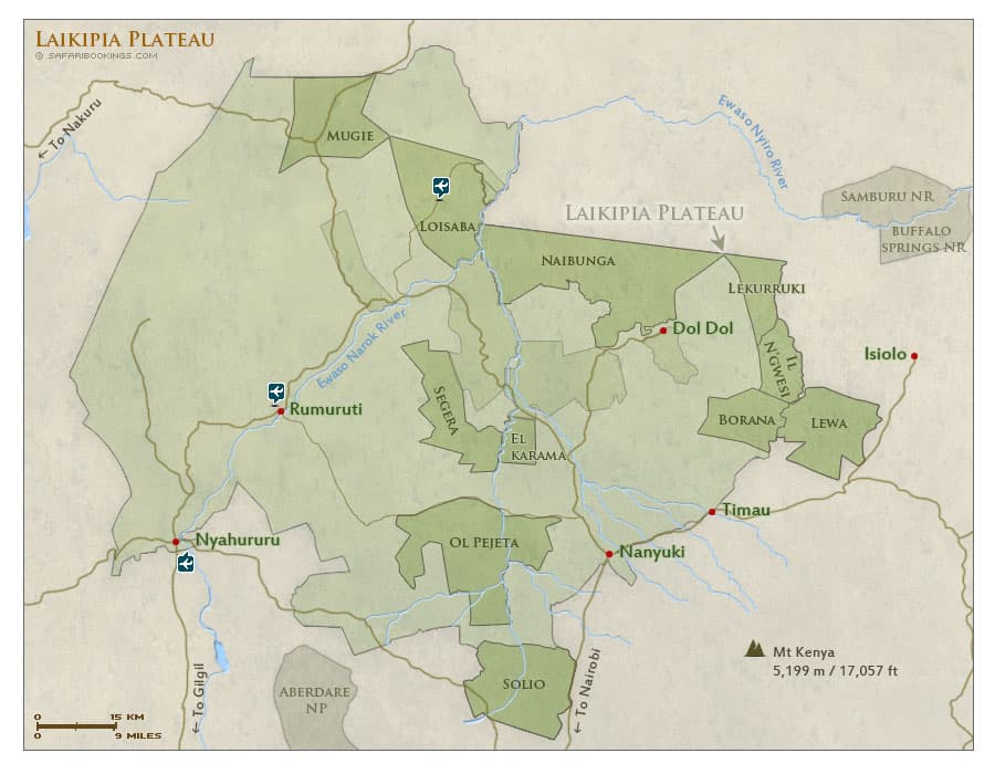 Map of Laikipia