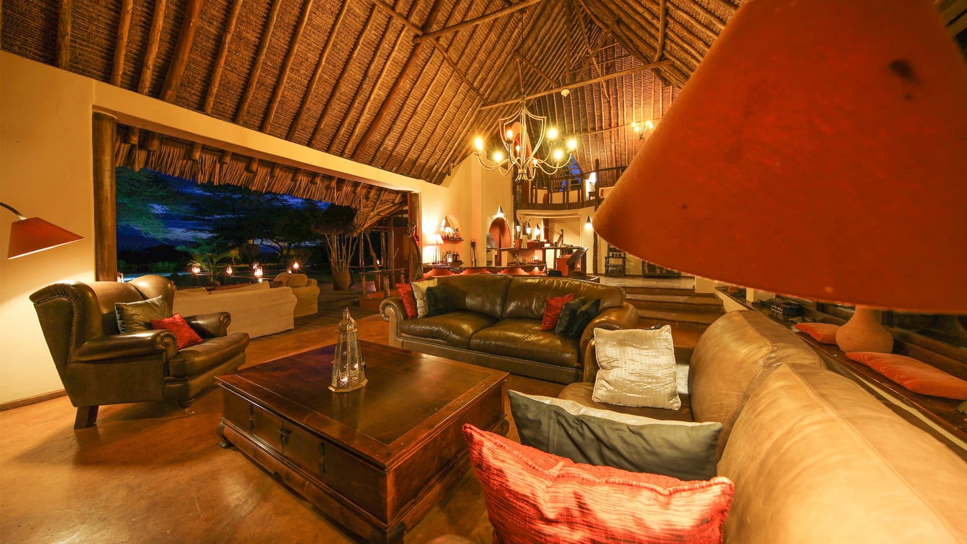 Exterior of Tawi Lodge in Amboseli